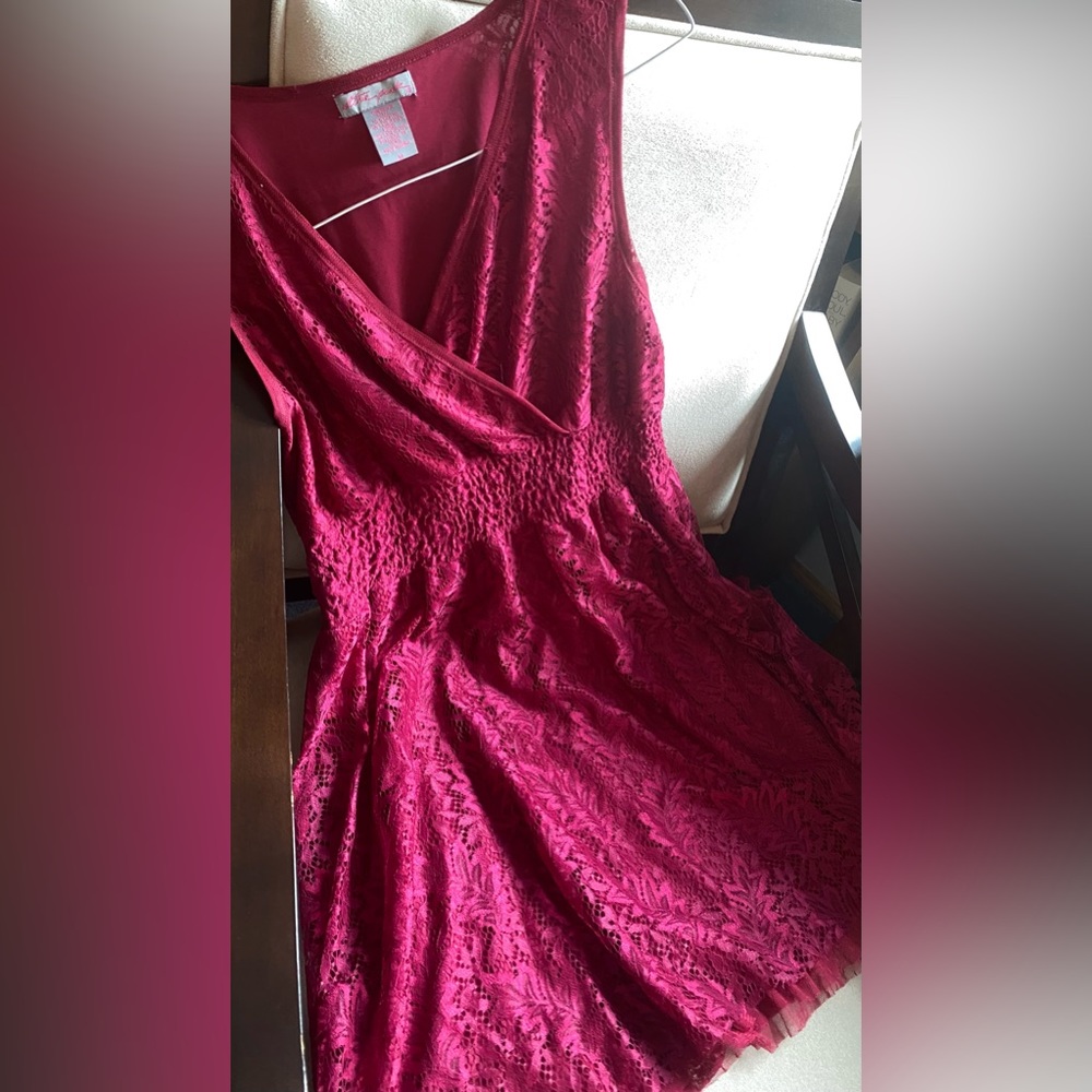Maroon Dress